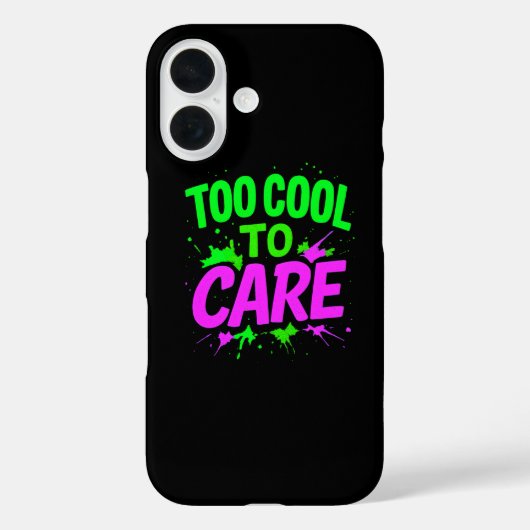 Te koel om stijlvolle bescherming te bieden Case-Mate iPhone case (Achterkant)