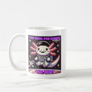 Te koel voor de aarde, dus ik ben weggegaan! Pixel Koffiemok