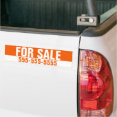 Te Koop Aangepaste Telefoon Gegolfd Bumpersticker (Op Truck)