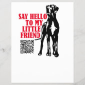 Te Koop Dane Pups Flyer (Achterkant)