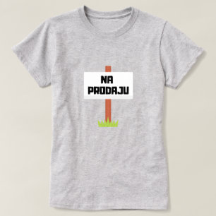 Te koop in Bosnië - na prodaju T-shirt