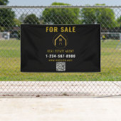 Te koop Makelaar Open Huis Logo Spandoek (Insitu)