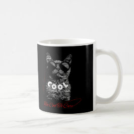 Te Koud Om Je Zorgen Te Maken Kat Typografie Koffiemok