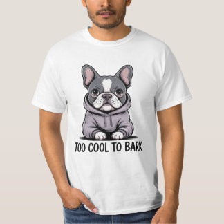 Te Koud Om Te Blaffen Grappig Cute T-Shirt Cadeau