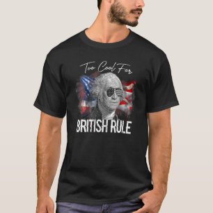 Te Koud Voor Britse Regel George Washington 4de va T-shirt