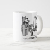 Te laat bibliotheekboek. Prioriteit voor vertraagd Extra Grote Beker (Voorkant rechts)