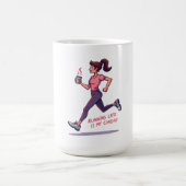 Te laat lopen = mijn cardio koffiemok (Center)