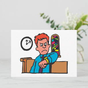 Te laat op kerkelijke uitnodigingen