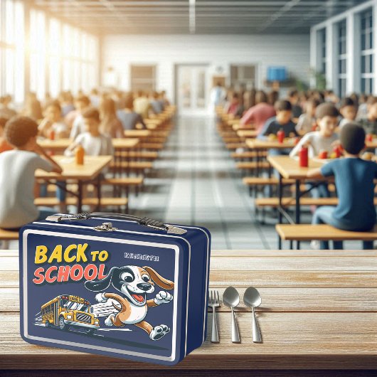 Te laat voor schoolhond Lunchbox