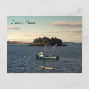 Te late middag in Lubec, Maine Briefkaart