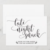 Te late nachtsnacks voor voordeur (Voorkant / Achterkant)