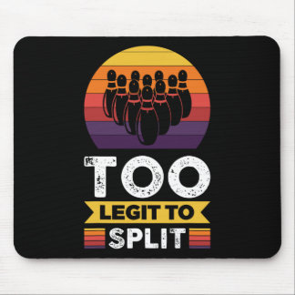 Te leent voor het splitsen van grappige Bowling Bo Muismat