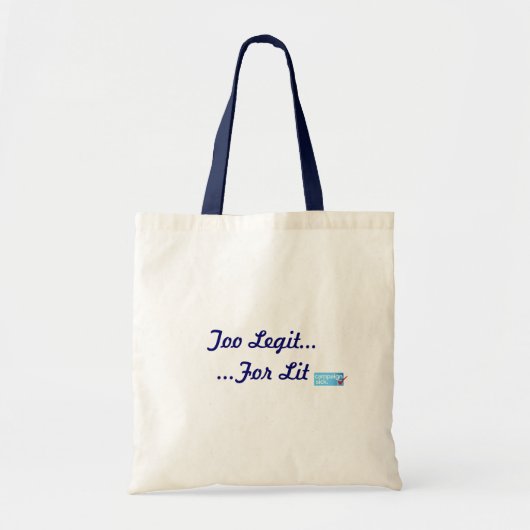 Te Legit voor Lit Canvass Bag Tote Bag (Voorkant)