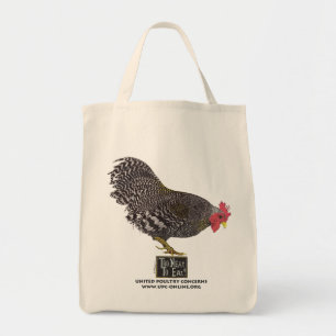 Te lekker om te eten! - Rooster Tote Bag