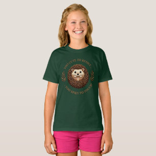 Te leuk om te weerstaan... – Grappige egel T-shirt