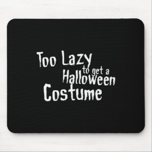 Te lui om een Halloween-kleding griezelige fancy d Muismat
