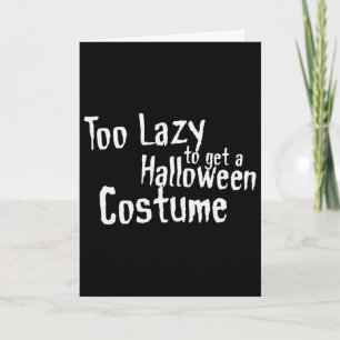 Te lui om een Halloween-kostuum te krijgen Griezel Kaart