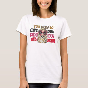 Te lui om je zorgen over te maken, maar toch fanta t-shirt