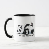 Te lui om te functioneren - Lazy Panda Mok (Links)