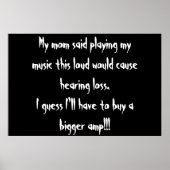 te luid ? poster (Voorkant)