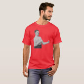 Te Manly Man Meme T-shirt (Voorkant volledig)