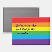 Te moe voor dit gesprek magneet (Voorkant / Achterkant)