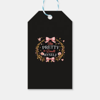 Te mooi om mezelf te wantrouwen Coquette Strik Zel Cadeaulabel