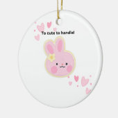 Te mooi om te hanteren.... keramisch ornament (Links)