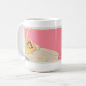 Te  om te werken. koffiemok (Voorkant links)