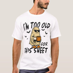 Te oud voor dit blad - Grappige Halloween-geest T-shirt