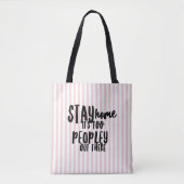 Te Peopley daar Canvas tas (Voorkant)