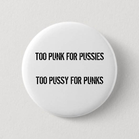 TE PUNK Button (Voorkant)