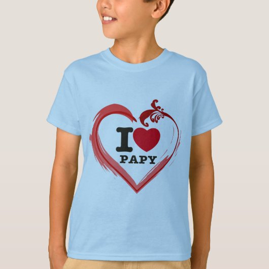 Te queremos Papa T-shirt (Voorkant)