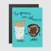 Te Quiero Un Churro V-Day Card (Voorkant / Achterkant)