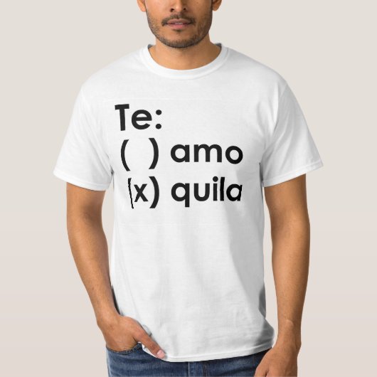 Te(quila) T-shirt (Voorkant)