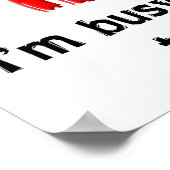 Te reageren Funny Poster (Hoek)