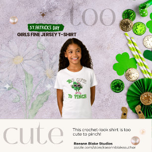 Te Schattig om aan te Knijpen Haaklookontwerp Jong T-shirt