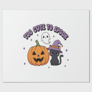 Te Schattig om Halloween te Bederven Cadeaupapier