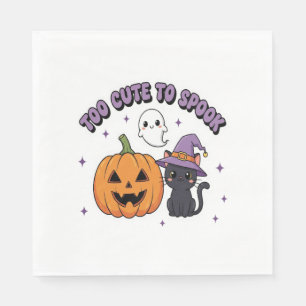 Te Schattig om Halloween te Spoken Servet