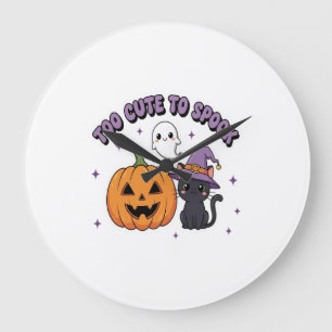 Te Schattig om Halloween te Verschrikken Grote Klok