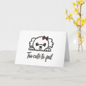 Te schattig om te falen(4) kaart (Gele Bloem)