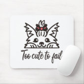 Te schattig om te falen muismat (Met muis)