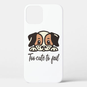 Te schattig om te mislukken iPhone 12 hoesje