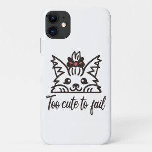 Te schattig om te mislukken iPhone 11 hoesje