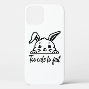 Te schattig om te mislukken iPhone 12 hoesje