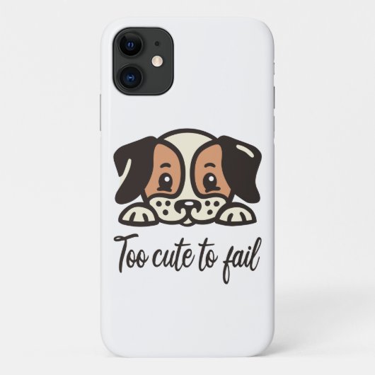 Te schattig om te mislukken Case-Mate iPhone case (Achterkant)
