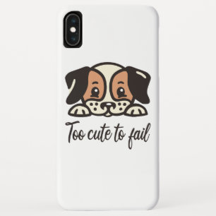Te schattig om te mislukken iPhone XS max hoesje