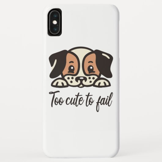 Te schattig om te mislukken Case-Mate iPhone case (Achterkant)