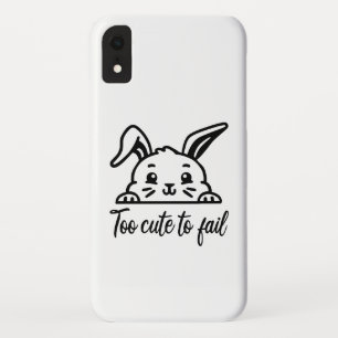 Te schattig om te mislukken iPhone XR hoesje