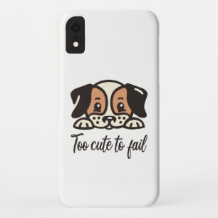 Te schattig om te mislukken iPhone XR hoesje